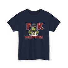 Cargar imagen en el visor de la galería, T-Shirt — 'F**k Valentines' Grinch Skull Anti-Valentine Graphic Tee