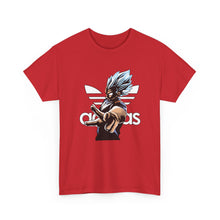 Cargar imagen en el visor de la galería, Dragon Ball Vegeta Streetwear Tee — Adidas-Inspired Anime Shirt for Fans