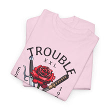 Cargar imagen en el visor de la galería, Rebel Love Tee — 'Troublemaker' Singles Graphic Shirt