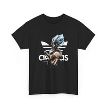 Cargar imagen en el visor de la galería, Dragon Ball Vegeta Streetwear Tee — Adidas-Inspired Anime Shirt for Fans