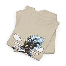 Cargar imagen en el visor de la galería, Dragon Ball Vegeta Streetwear Tee — Adidas-Inspired Anime Shirt for Fans