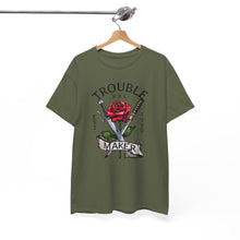Cargar imagen en el visor de la galería, Rebel Love Tee — 'Troublemaker' Singles Graphic Shirt
