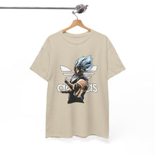 Cargar imagen en el visor de la galería, Dragon Ball Vegeta Streetwear Tee — Adidas-Inspired Anime Shirt for Fans