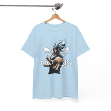 Cargar imagen en el visor de la galería, Dragon Ball Vegeta Streetwear Tee — Adidas-Inspired Anime Shirt for Fans