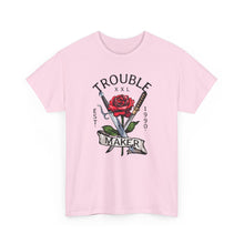 Cargar imagen en el visor de la galería, Rebel Love Tee — 'Troublemaker' Singles Graphic Shirt