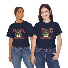 Cargar imagen en el visor de la galería, T-Shirt — 'F**k Valentines' Grinch Skull Anti-Valentine Graphic Tee