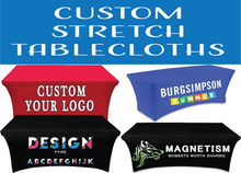 Cargar imagen en el visor de la galería, Custom Strech Tablecloth ( 4ft / 5ft / 6ft / 8ft ) - Premium TShirts & More