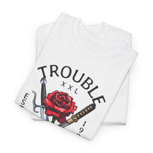 Cargar imagen en el visor de la galería, Rebel Love Tee — 'Troublemaker' Singles Graphic Shirt