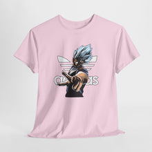 Cargar imagen en el visor de la galería, Dragon Ball Vegeta Streetwear Tee — Adidas-Inspired Anime Shirt for Fans