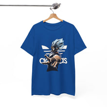 Cargar imagen en el visor de la galería, Dragon Ball Vegeta Streetwear Tee — Adidas-Inspired Anime Shirt for Fans