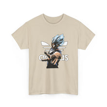 Cargar imagen en el visor de la galería, Dragon Ball Vegeta Streetwear Tee — Adidas-Inspired Anime Shirt for Fans