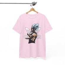 Cargar imagen en el visor de la galería, Dragon Ball Vegeta Streetwear Tee — Adidas-Inspired Anime Shirt for Fans