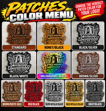 Load image into Gallery viewer, SAMPLES Custom Leather Hat Patches – Your Logo, Your Colors!