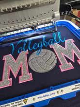 Load image into Gallery viewer, Volleyball Mom Glitter Sweatshirt & Hoodie - Premium TShirts & More