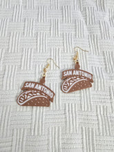 Load image into Gallery viewer, San Antonio Taco Outline Earrings - Premium TShirts & More