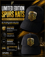 Load image into Gallery viewer, Spurs Trucker Hat – Premium Gold Plate Edition (San Antonio Exclusive)
