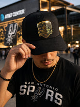 Load image into Gallery viewer, Spurs Trucker Hat – Premium Gold Plate Edition (San Antonio Exclusive)