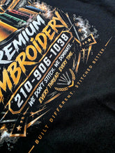 Cargar imagen en el visor de la galería, Premium Embroidery Marketing T-Shirt – Personalized With Your Business Phone Number T-Shirts (Unisex)