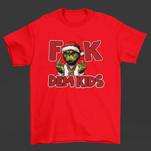 Cargar imagen en el visor de la galería, The Fuck Dem Kids Grinch Shirt/Hoody - Premium TShirts & More