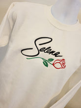 Cargar imagen en el visor de la galería, Selena Embroidered Sweatshirt Crewneck Embroidered Pullover
