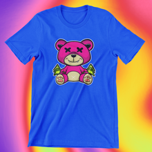 Cargar imagen en el visor de la galería, Da Pink Bear Money T-Shirt Hustle Collection