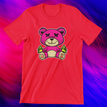 Cargar imagen en el visor de la galería, Da Pink Bear Money T-Shirt Hustle Collection