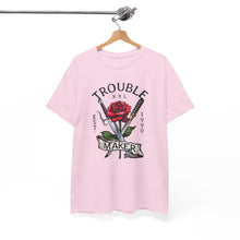 Cargar imagen en el visor de la galería, Rebel Love Tee — 'Troublemaker' Singles Graphic Shirt
