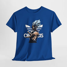 Cargar imagen en el visor de la galería, Dragon Ball Vegeta Streetwear Tee — Adidas-Inspired Anime Shirt for Fans

