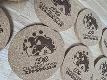 Cargar imagen en el visor de la galería, Cork Custom Coasters – Personalized &amp; Practical
