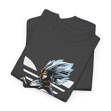Cargar imagen en el visor de la galería, Dragon Ball Vegeta Streetwear Tee — Adidas-Inspired Anime Shirt for Fans
