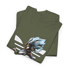 Cargar imagen en el visor de la galería, Dragon Ball Vegeta Streetwear Tee — Adidas-Inspired Anime Shirt for Fans
