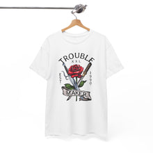Cargar imagen en el visor de la galería, Rebel Love Tee — 'Troublemaker' Singles Graphic Shirt

