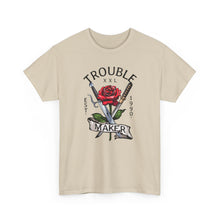 Cargar imagen en el visor de la galería, Rebel Love Tee — 'Troublemaker' Singles Graphic Shirt

