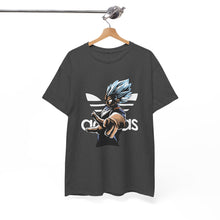 Cargar imagen en el visor de la galería, Dragon Ball Vegeta Streetwear Tee — Adidas-Inspired Anime Shirt for Fans
