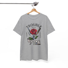 Cargar imagen en el visor de la galería, Rebel Love Tee — 'Troublemaker' Singles Graphic Shirt
