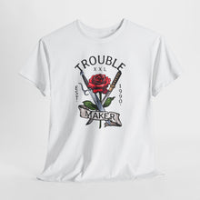 Cargar imagen en el visor de la galería, Rebel Love Tee — 'Troublemaker' Singles Graphic Shirt
