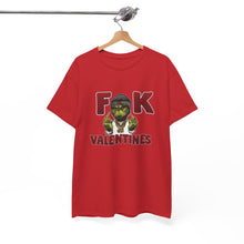 Cargar imagen en el visor de la galería, T-Shirt — 'F**k Valentines' Grinch Skull Anti-Valentine Graphic Tee
