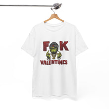 Cargar imagen en el visor de la galería, T-Shirt — 'F**k Valentines' Grinch Skull Anti-Valentine Graphic Tee
