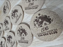 Cargar imagen en el visor de la galería, Cork Custom Coasters – Personalized &amp; Practical
