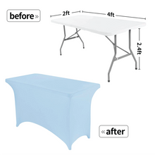 Cargar imagen en el visor de la galería, Custom Strech Tablecloth ( 4ft / 5ft / 6ft / 8ft ) - Premium TShirts &amp; More
