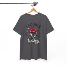 Cargar imagen en el visor de la galería, Rebel Love Tee — 'Troublemaker' Singles Graphic Shirt
