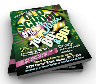 5x7 Flyer Cards Double Gloss (Front & Rear) - Premium TShirts & More