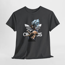 Cargar imagen en el visor de la galería, Dragon Ball Vegeta Streetwear Tee — Adidas-Inspired Anime Shirt for Fans
