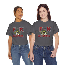 Cargar imagen en el visor de la galería, T-Shirt — 'F**k Valentines' Grinch Skull Anti-Valentine Graphic Tee
