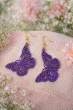 Load image into Gallery viewer, Gentle Butterfly Earrings (Extra Light Weight) - Premium TShirts &amp; More
