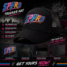 Cargar imagen en el visor de la galería, San Antonio Spurs Styled Trucker Hats - Premium TShirts &amp; More
