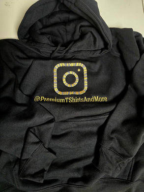 custom instagram hoody 