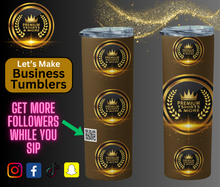 Load image into Gallery viewer, Make Your Custom Business Tumbler 20oz - Premium TShirts &amp; More
