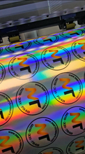 Load image into Gallery viewer, Holographic Branding Stickers – Let Your Logo Shine
