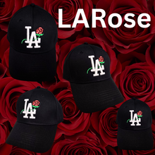 Cargar imagen en el visor de la galería, Sports Team LA Rose Hat – Floral Fan Edition (Optional Side Name Personalization)
